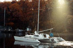 Motors easily with an 8hp outboard